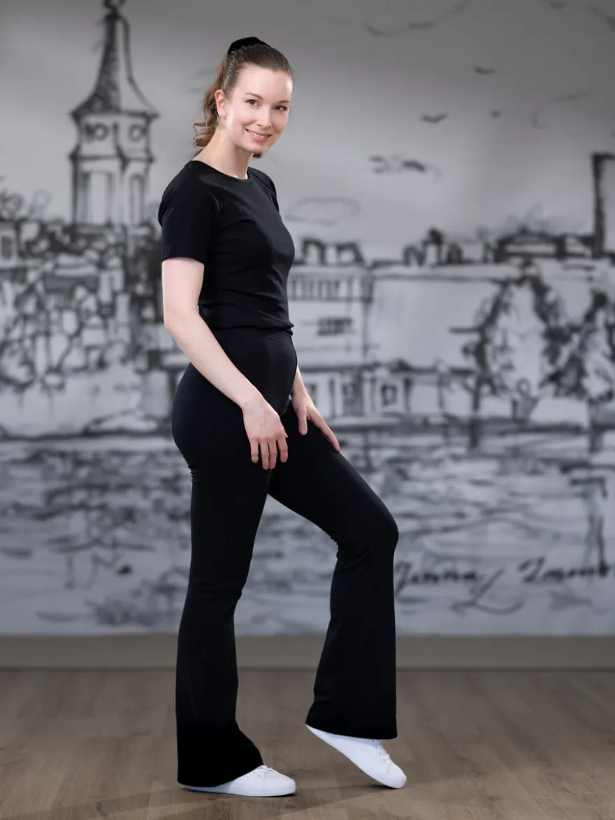 FLAIRhousut (musta joustocollege)