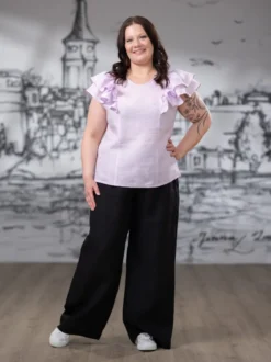 FRILLApaita (lila pellava)