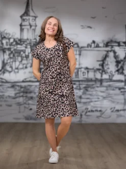 KESÄmekko (Vapaa taupe trikoo)