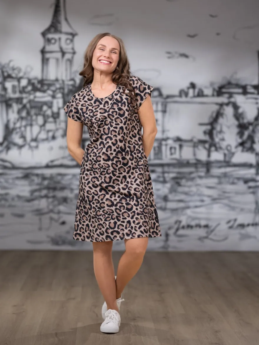 KESÄmekko (Vapaa taupe trikoo)