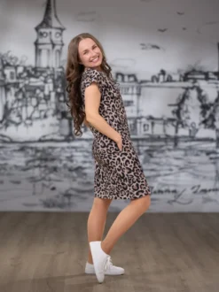 KESÄmekko (Vapaa taupe trikoo)