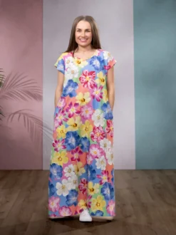MAXImekko (Villiruusu pastelli trikoo)
