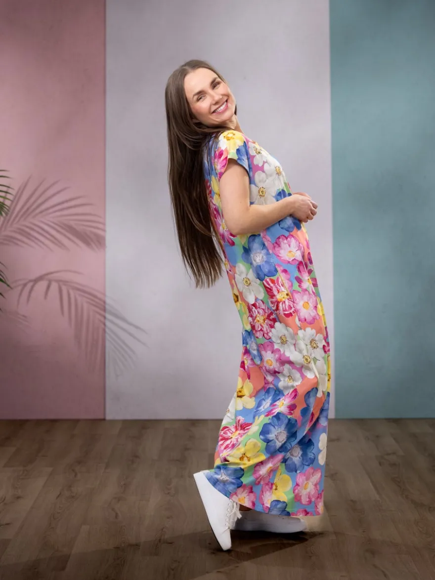 MAXImekko (Villiruusu pastelli trikoo)