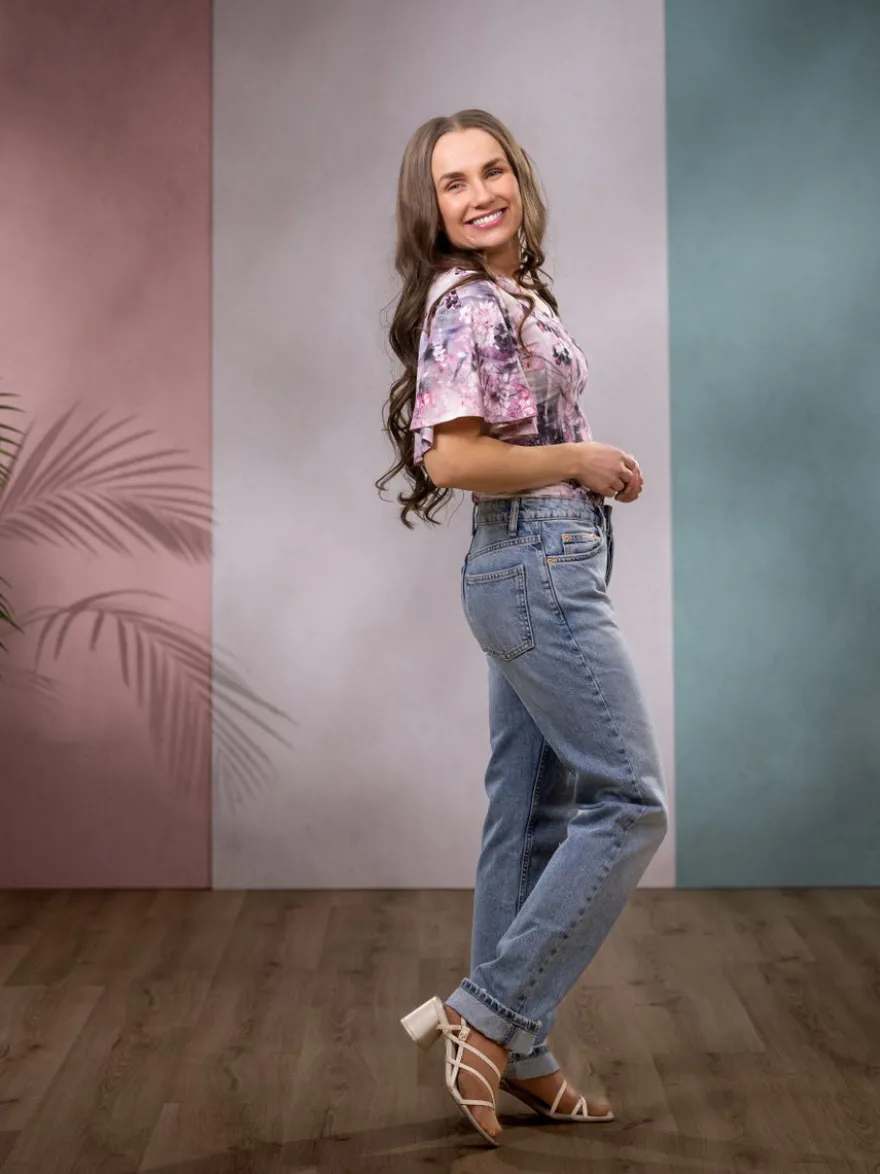SANDRApaita (Kirsikkapuu vaaleanpunainen trikoo)