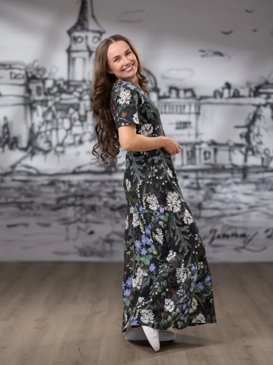 SUVImekko maxi (Metsäkylpy sininen / hiilenmusta trikoo)