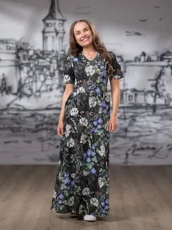 SUVImekko maxi (Metsäkylpy sininen / hiilenmusta trikoo)