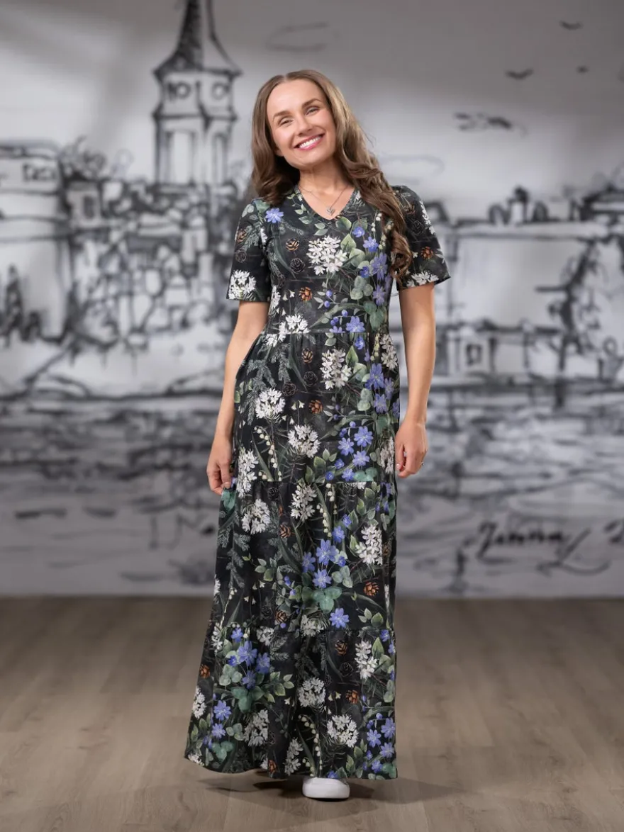 SUVImekko maxi (Metsäkylpy sininen / hiilenmusta trikoo)