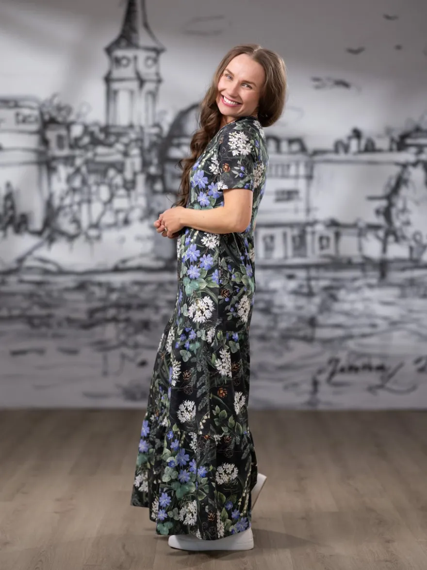 SUVImekko maxi (Metsäkylpy sininen / hiilenmusta trikoo)